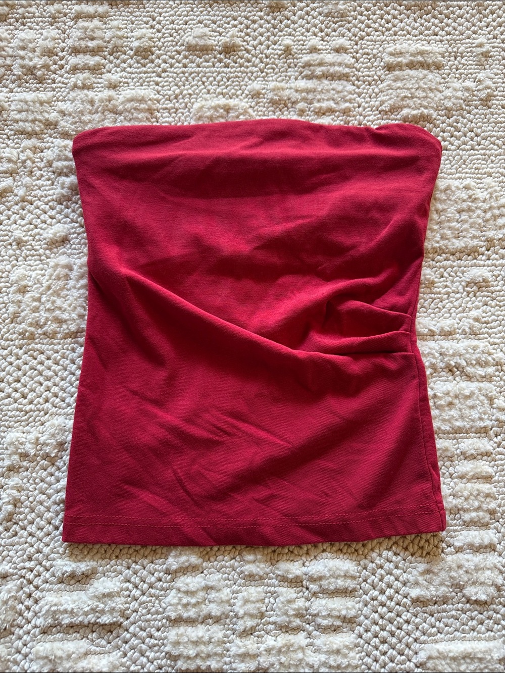 Frankie’s Bikinis Red Tube Top